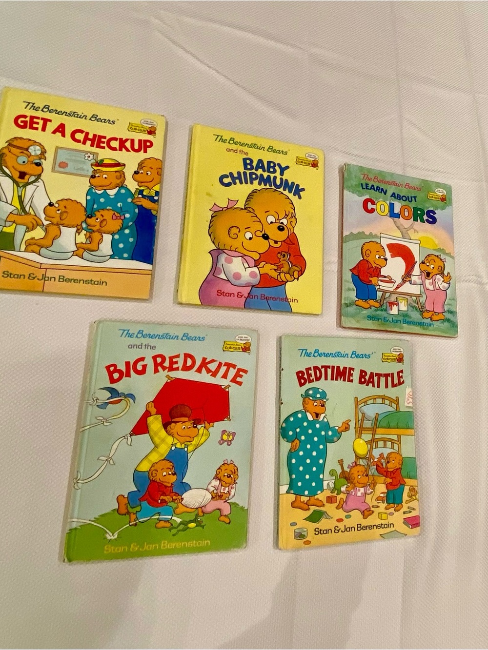 The Berenstain Bears set of 5 hardcover books.